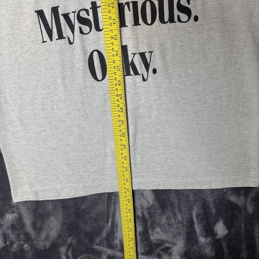 Vintage The Adams Family Block Buster Movie Promo Gray Short Sleeve Size X-Large - Picture 4 of 7